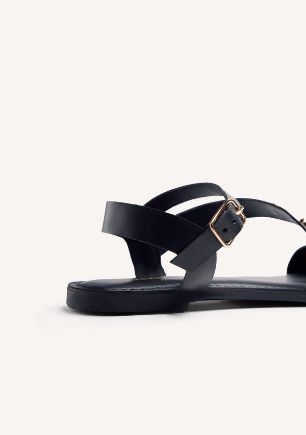 SANDALIAS PIEL TACHAS MASENO