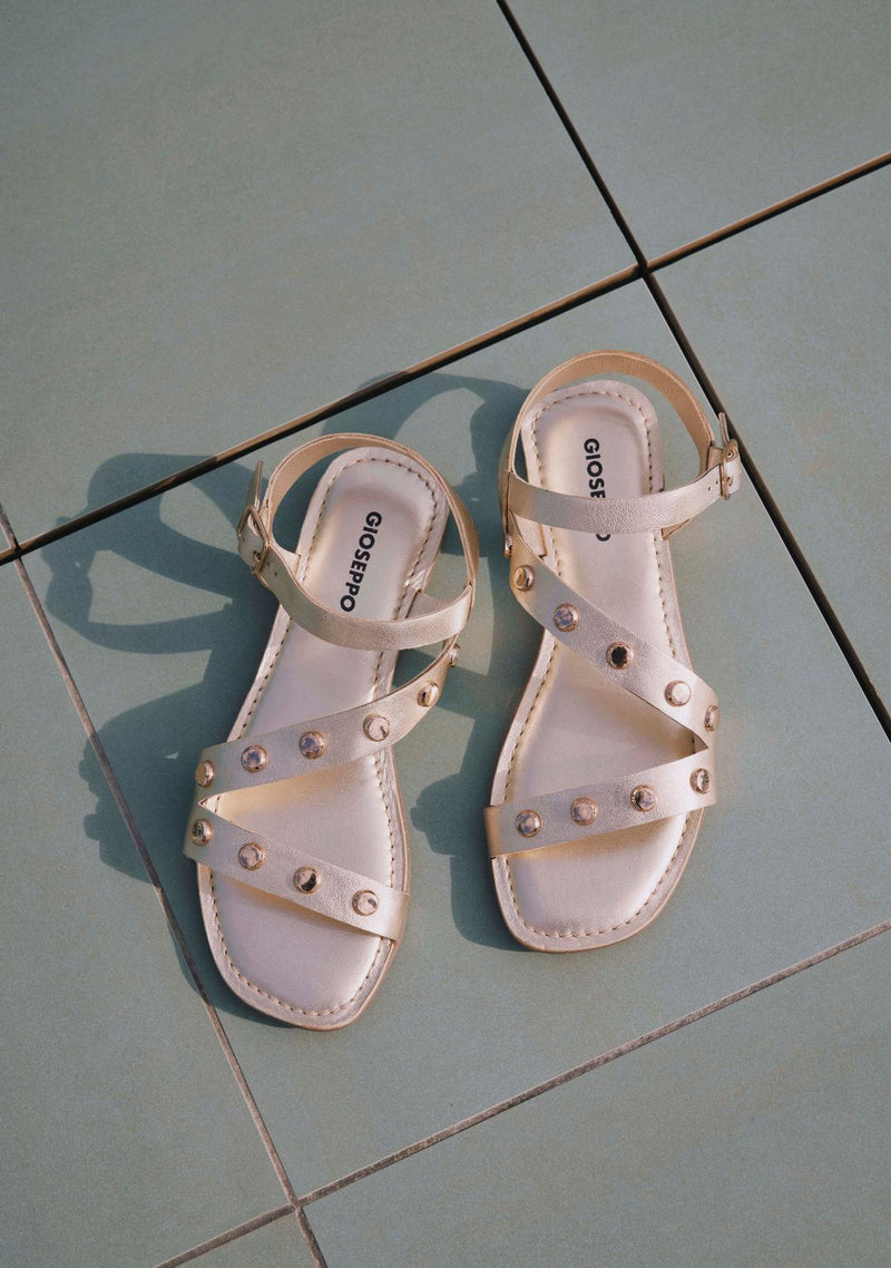 STUDDED LEATHER SANDALS MASENO