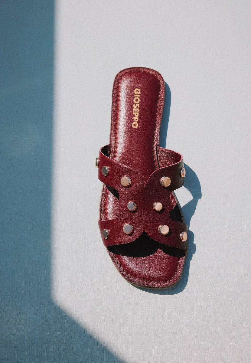 STUDDED LEATHER SANDALS MILLSTON