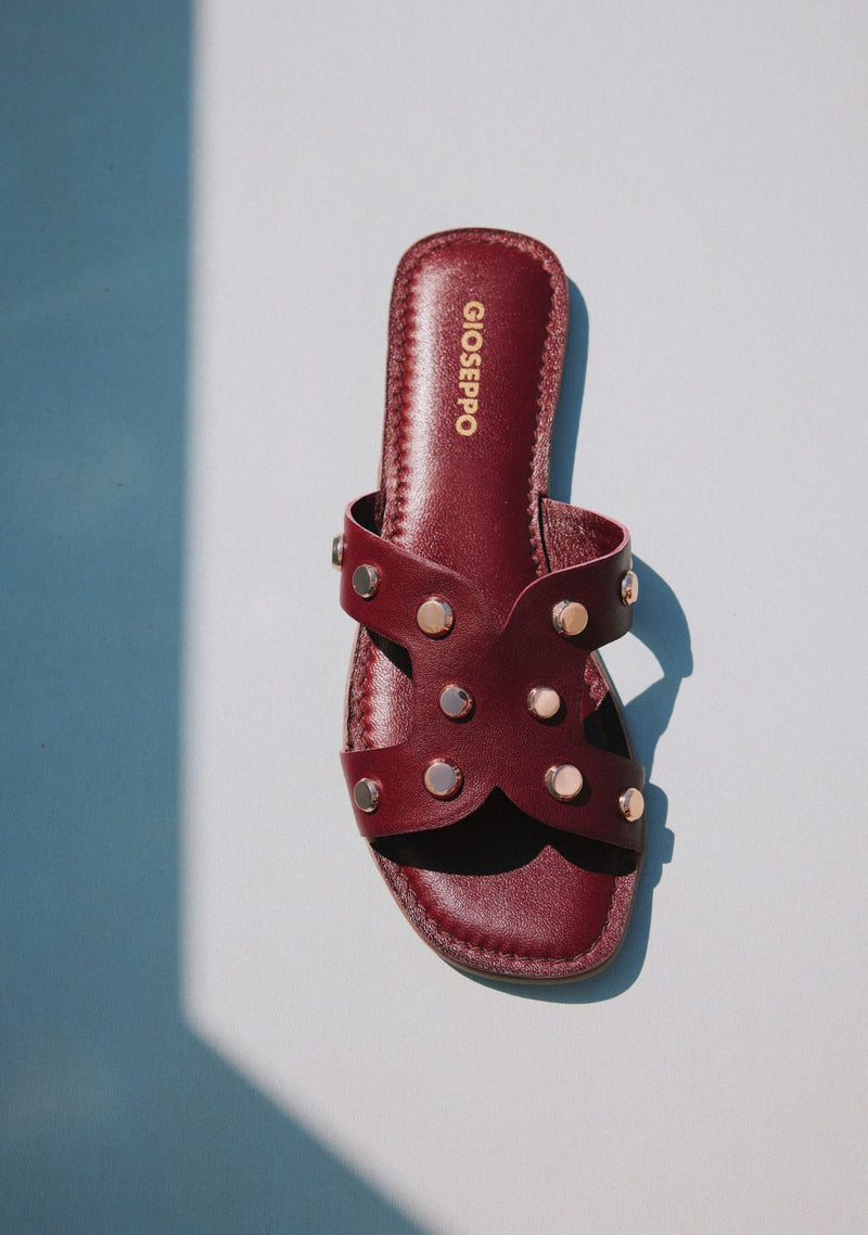 STUDDED LEATHER SANDALS MILLSTON