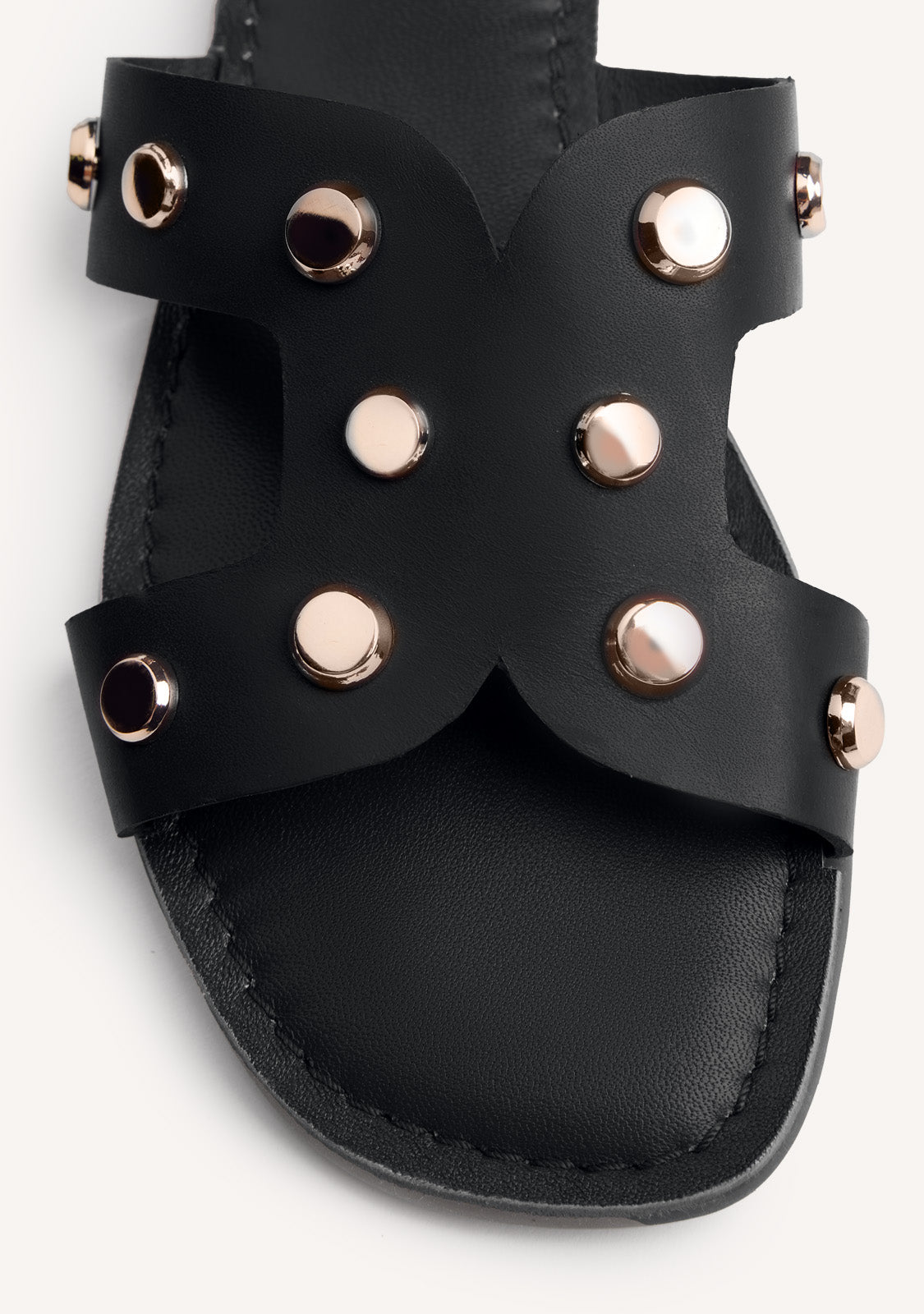 STUDDED LEATHER SANDALS MILLSTON
