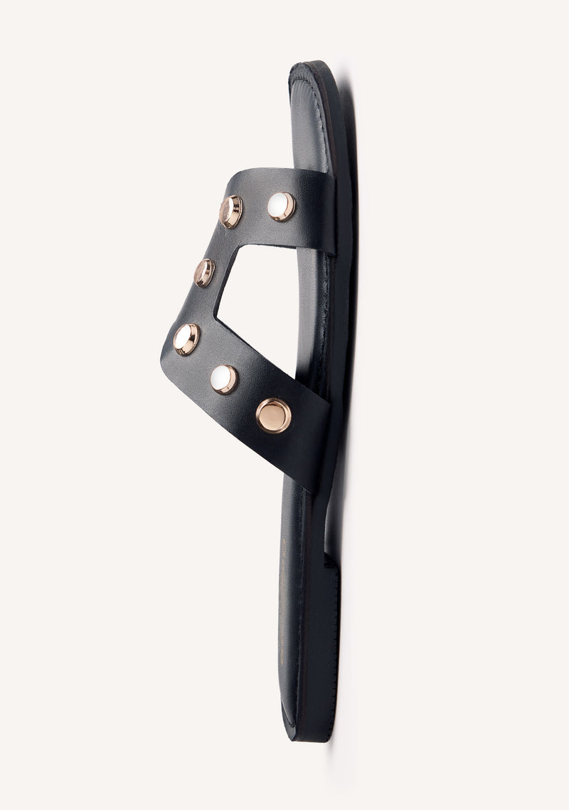 SANDALIAS PIEL TACHAS MILLSTON