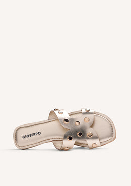 STUDDED LEATHER SANDALS MILLSTON
