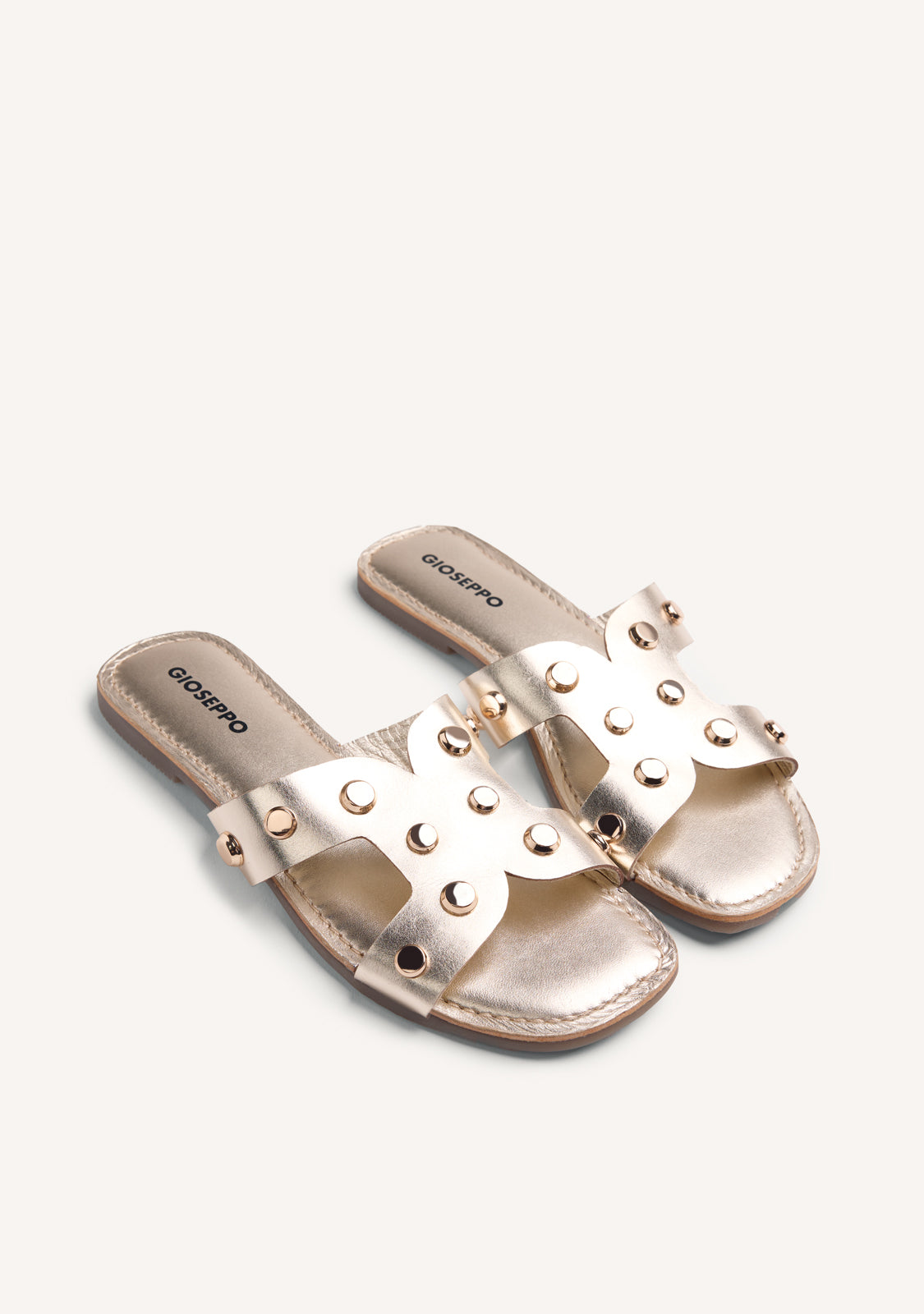 STUDDED LEATHER SANDALS MILLSTON