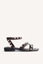LEATHER STUDDED SANDALS MINDO