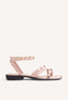 LEATHER STUDDED SANDALS MINDO