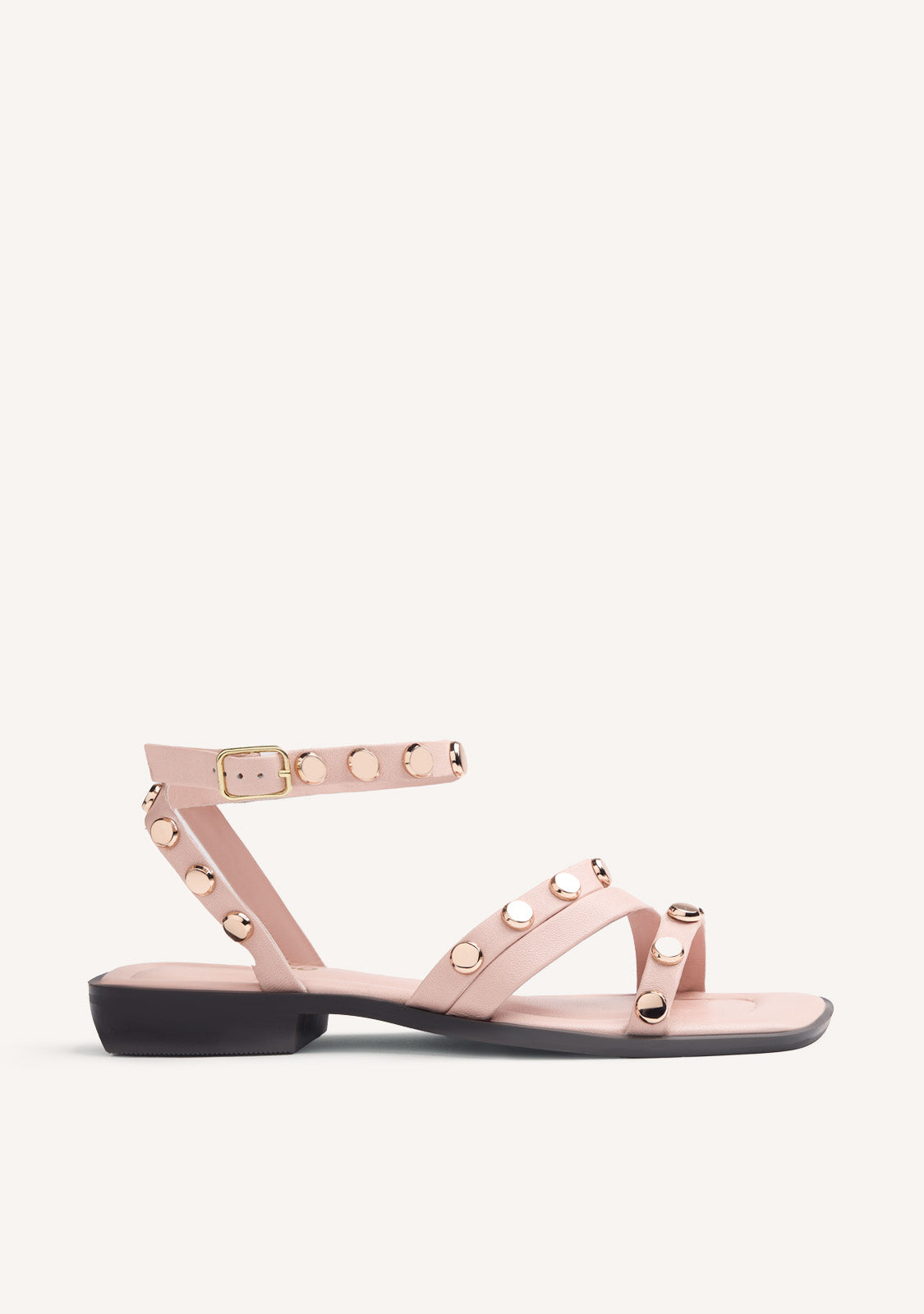 LEATHER STUDDED SANDALS MINDO