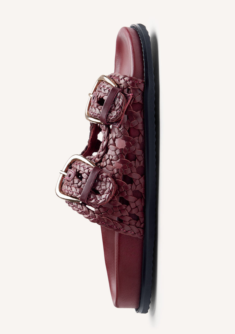 BRAIDED LEATHER BIO SANDALS OGUNQUIT