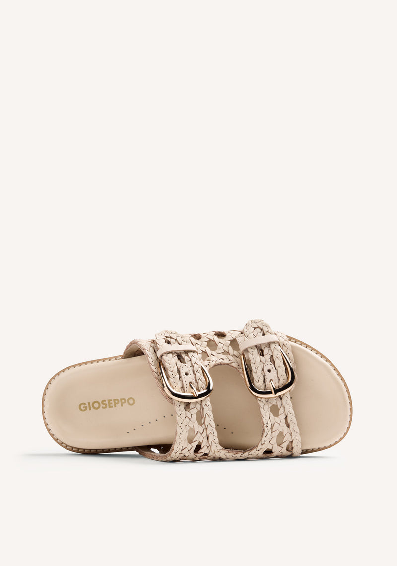 BRAIDED LEATHER BIO SANDALS OGUNQUIT