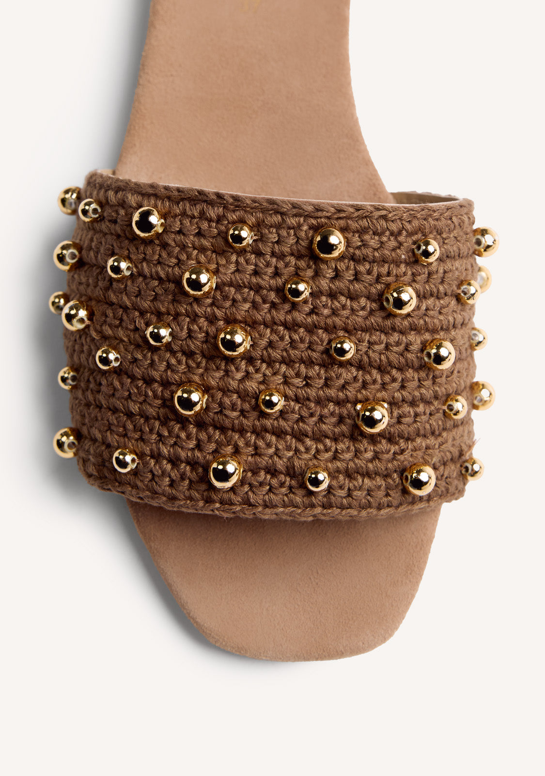SANDALIAS CROCHET Y CUENTAS PERRINTON