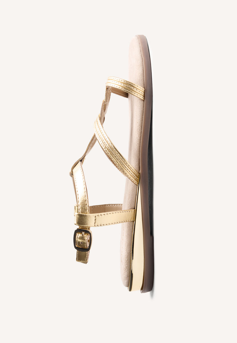 SANDALES COMPENSÉES CUIR BRILLANCE REDDITCH