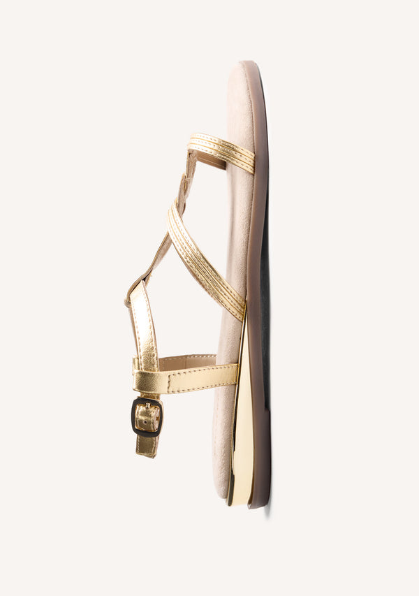 SANDALES COMPENSÉES CUIR BRILLANCE REDDITCH