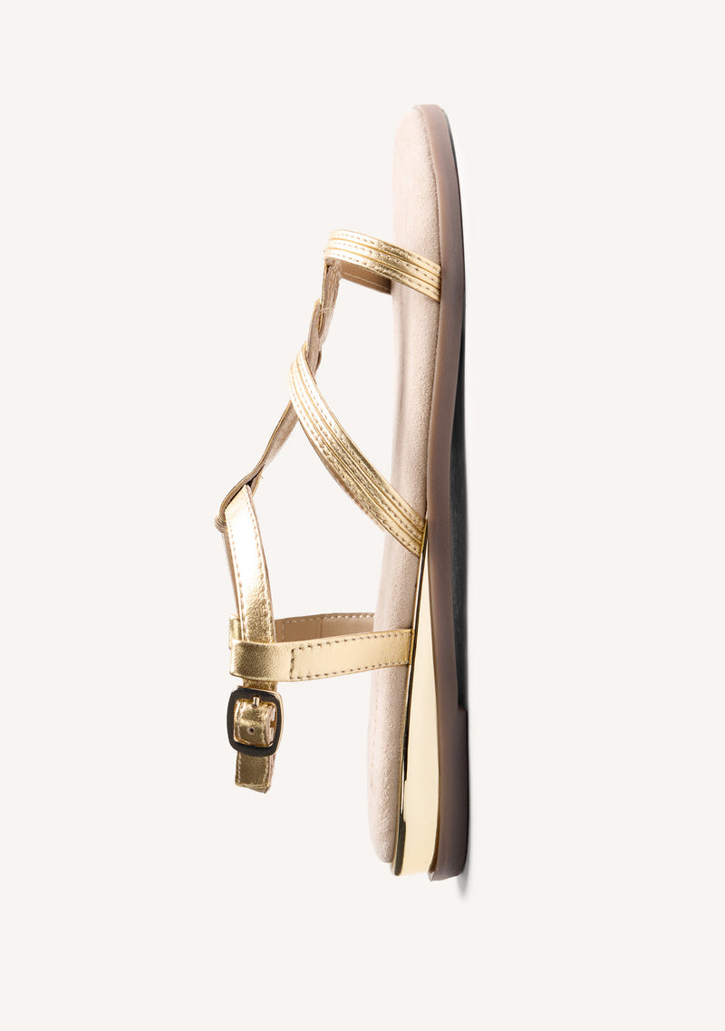 SANDALES COMPENSÉES CUIR BRILLANCE REDDITCH