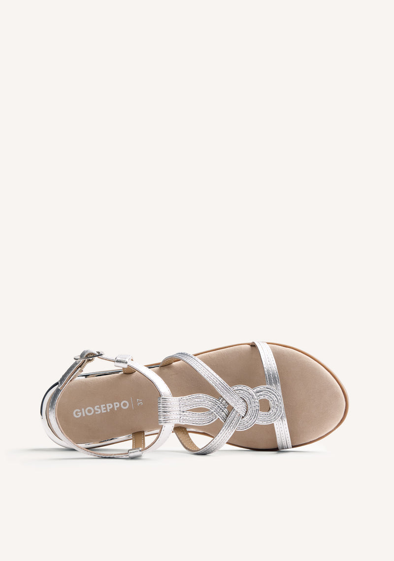 SANDALES COMPENSÉES CUIR BRILLANCE REDDITCH