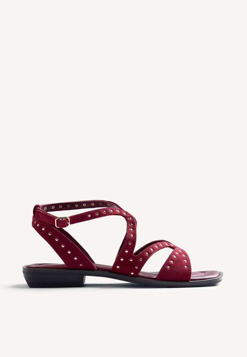 STUDDED LEATHER SANDALS URBANK