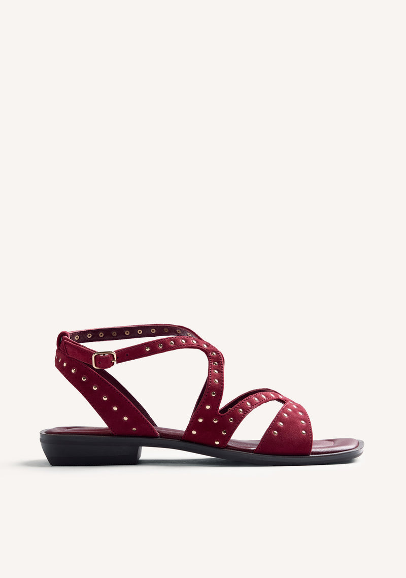 STUDDED LEATHER SANDALS URBANK