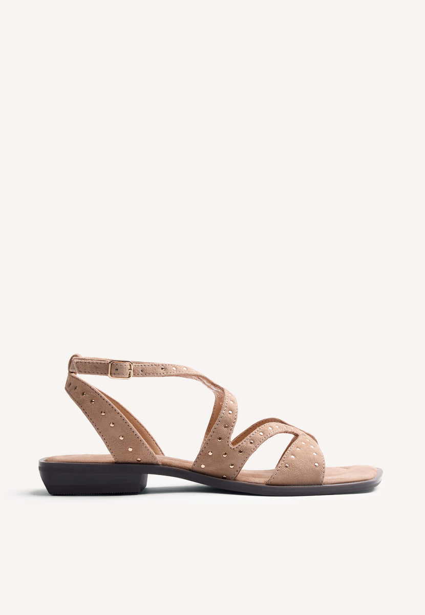 STUDDED LEATHER SANDALS URBANK