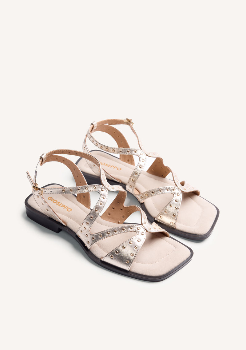 STUDDED LEATHER SANDALS URBANK
