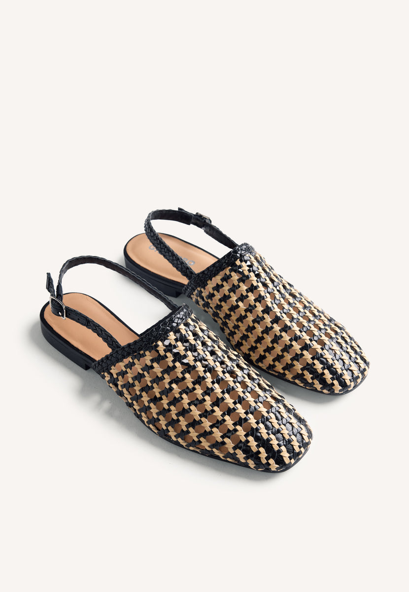 BABUCHAS PIEL TRENZADA WATKINS