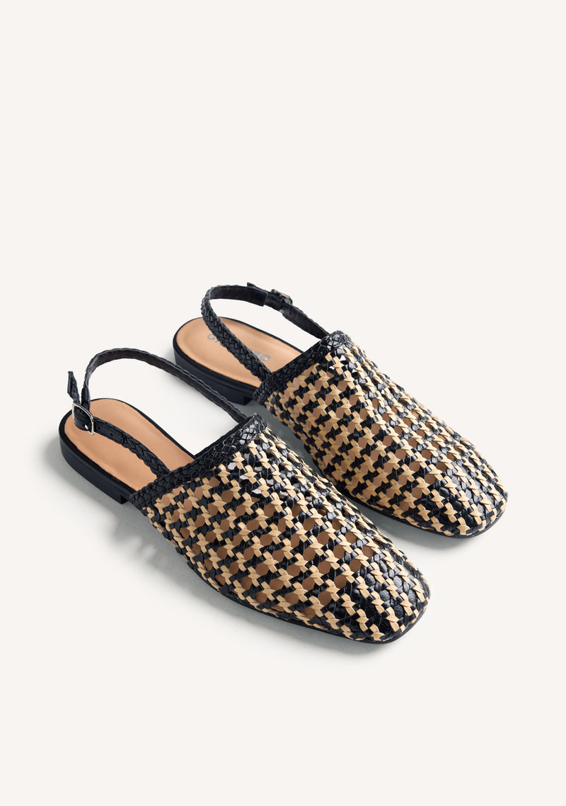 BRAIDED LEATHER MULES WATKINS