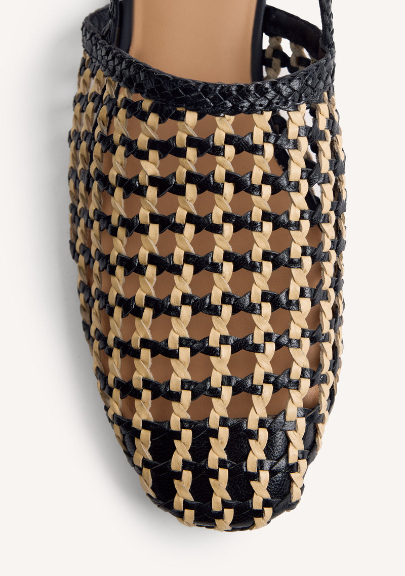 BRAIDED LEATHER MULES WATKINS