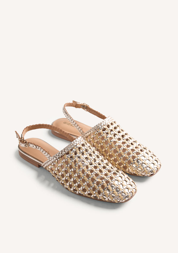 MULES PELLE INTRECCIATA WATKINS