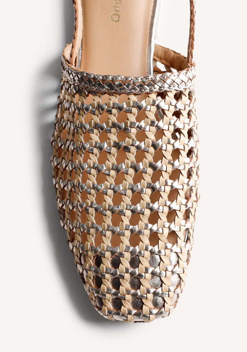 BRAIDED LEATHER MULES WATKINS