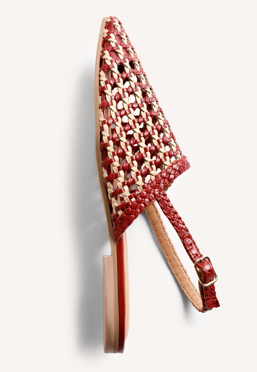 BRAIDED LEATHER MULES WATKINS