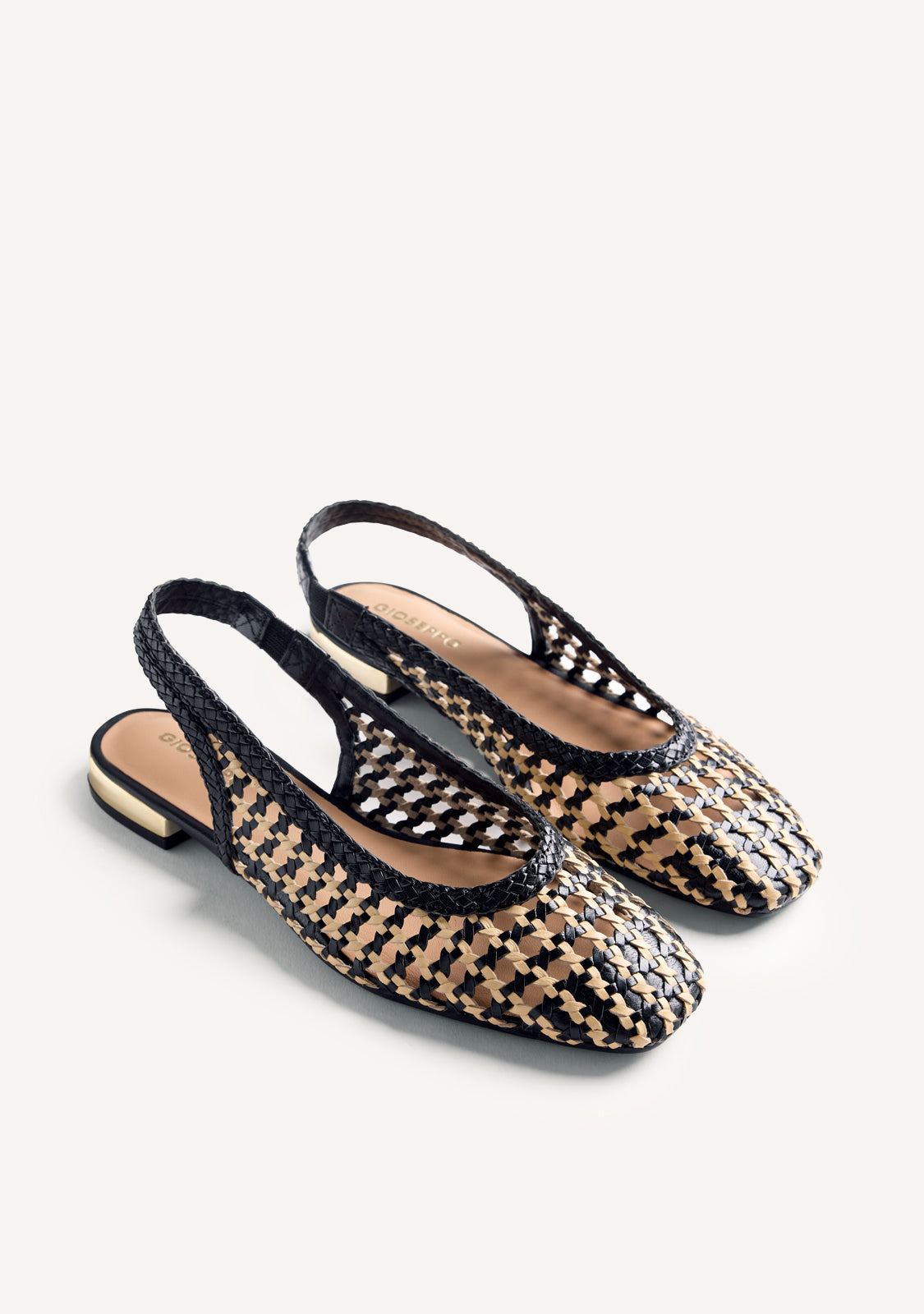 BRAIDED LEATHER BALLET FLATS WENDELL