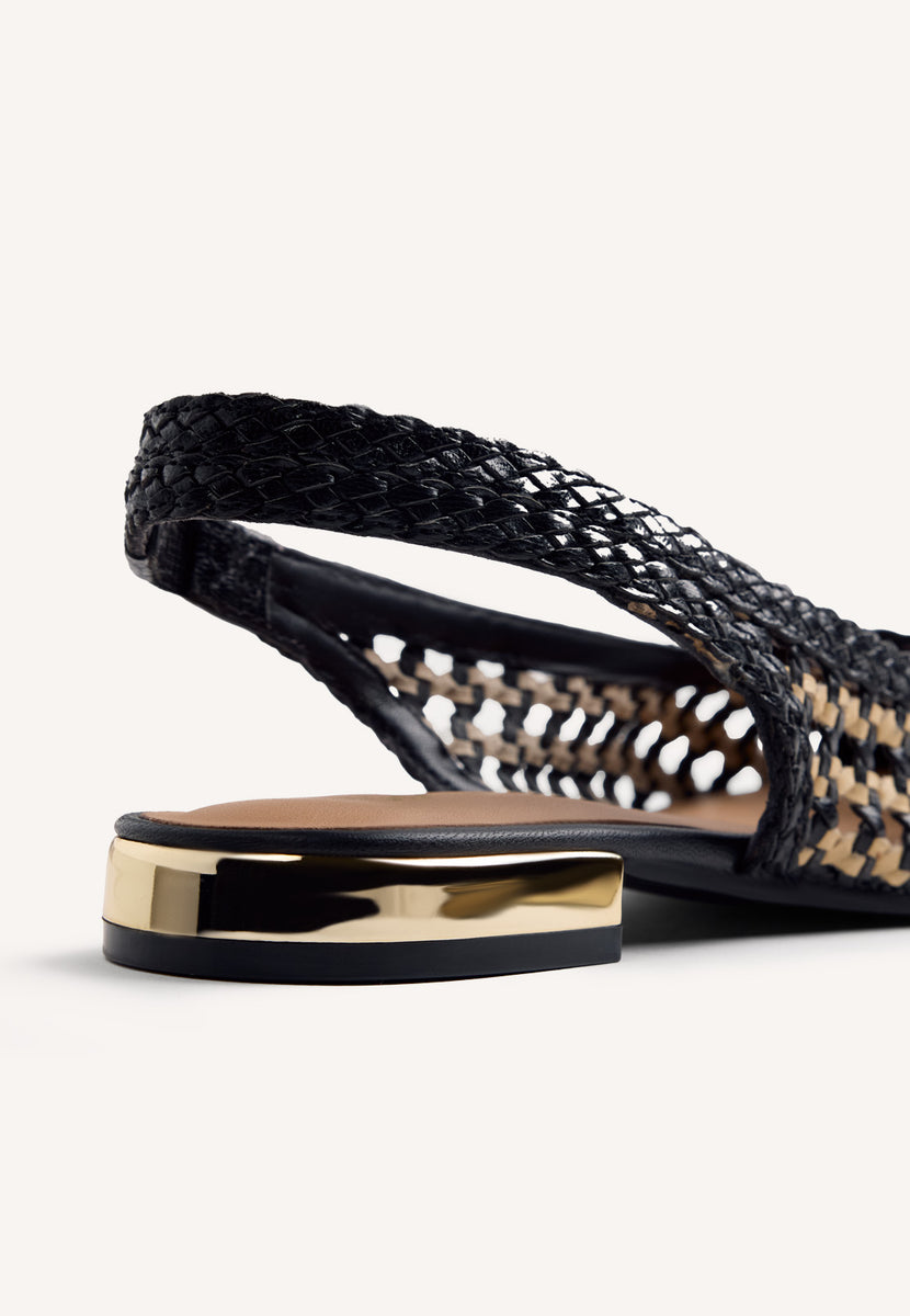 BALLERINE PELLE INTRECCIATA WENDELL