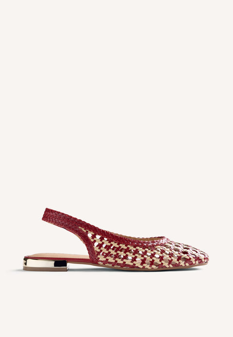 BAILARINAS PIEL TRENZADA WENDELL