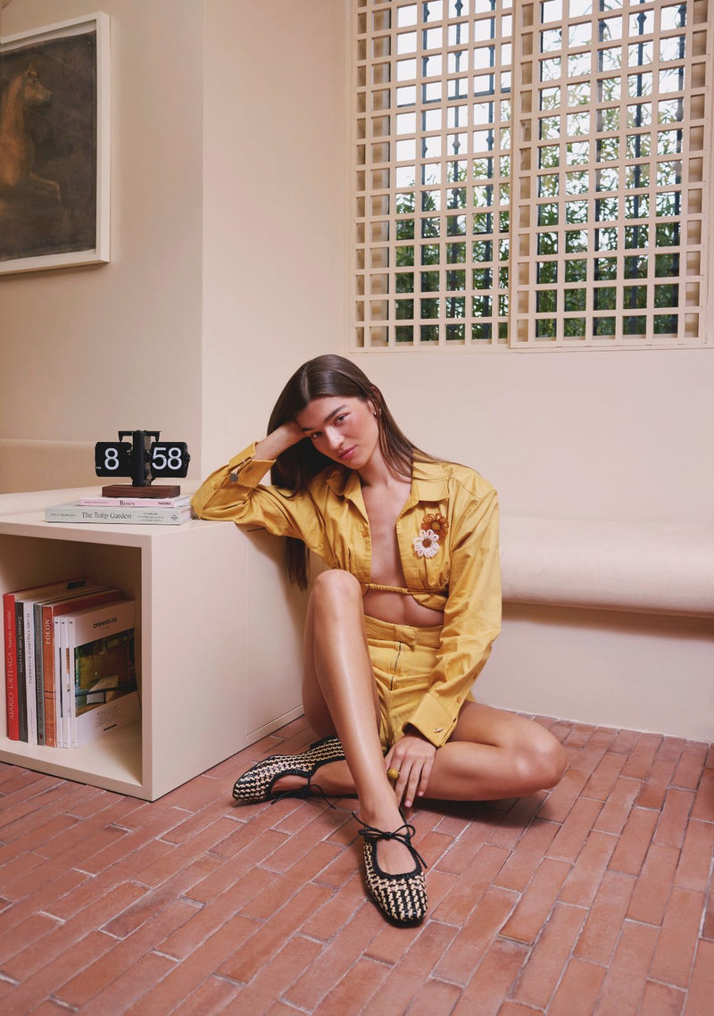 BAILARINAS PIEL TRENZADA WORDEN