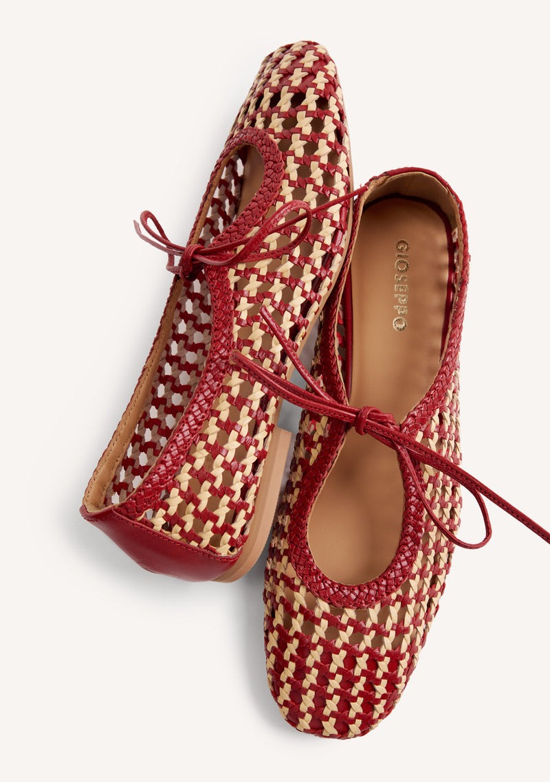 BAILARINAS PIEL TRENZADA WORDEN