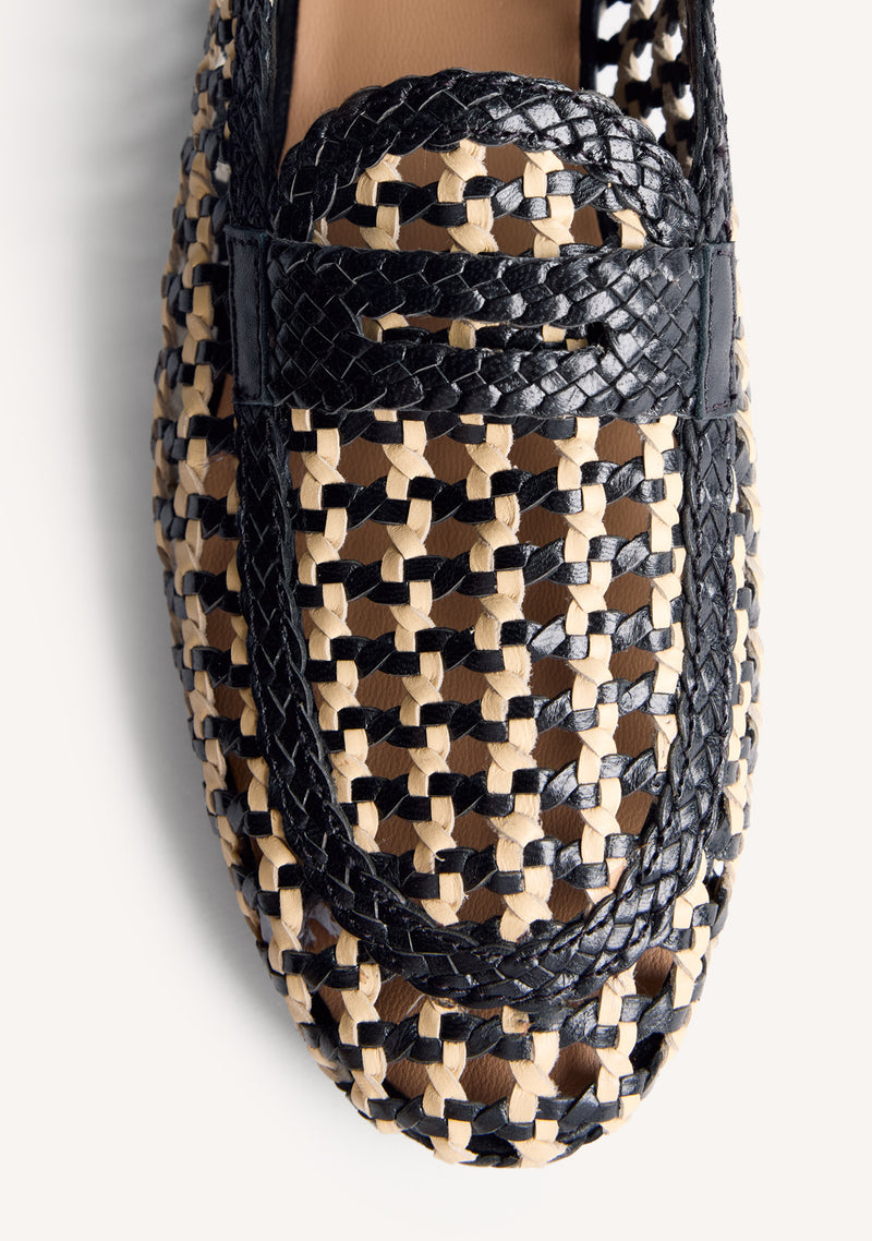 BRAIDED LEATHER LOAFERS WABASHA