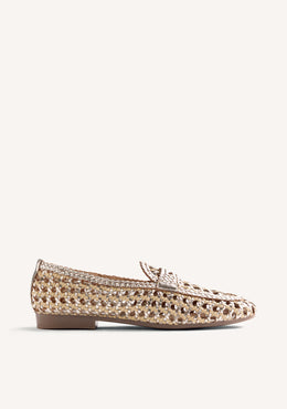 MOCASINES PIEL TRENZADA BRILLO WABASHA