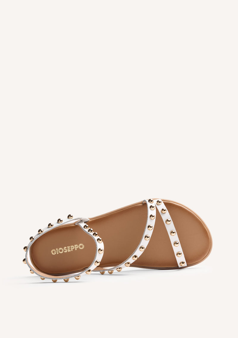GIOSEPPO BAREFOOT - STUDDED LEATHER SANDALS TANDAG
