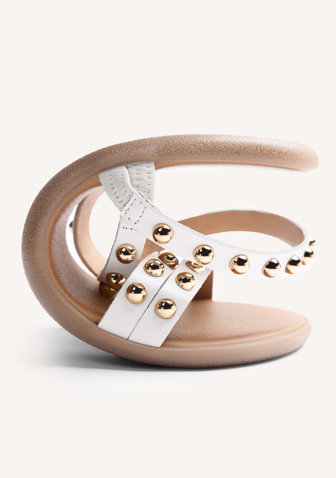 GIOSEPPO BAREFOOT - STUDDED LEATHER SANDALS TANDAG