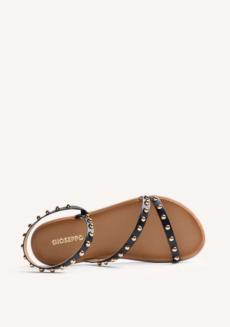 GIOSEPPO BAREFOOT - STUDDED LEATHER SANDALS TANDAG