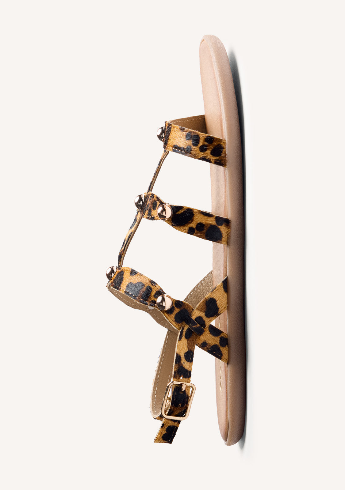 SANDALI BAREFOOT PELLE STAMPA ANIMALIER STEPNEY