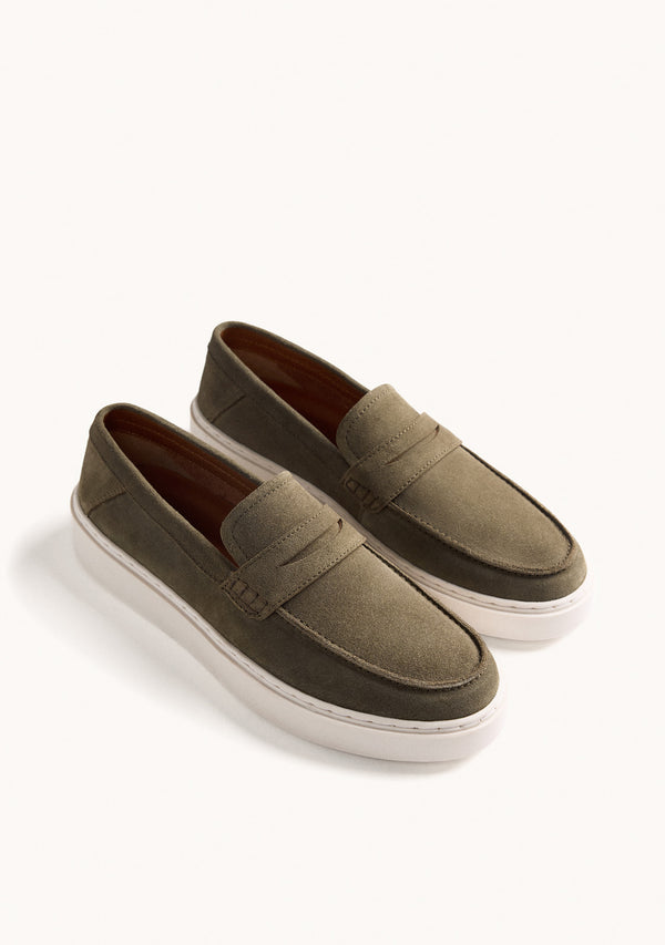 SUEDE LEATHER LOAFERS WEIRGOR