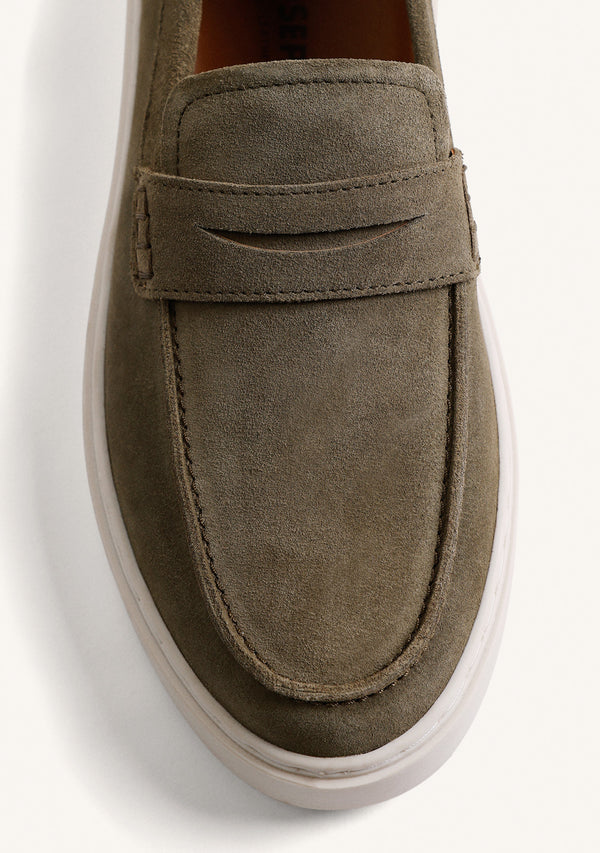 SUEDE LEATHER LOAFERS WEIRGOR