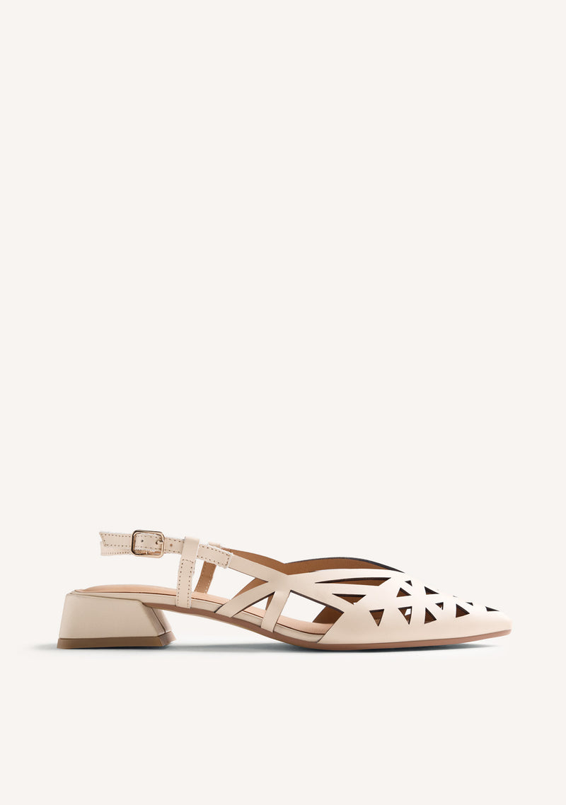 ZAPATOS TACÓN DESTALONADOS PIEL CALADA ROTHBURY