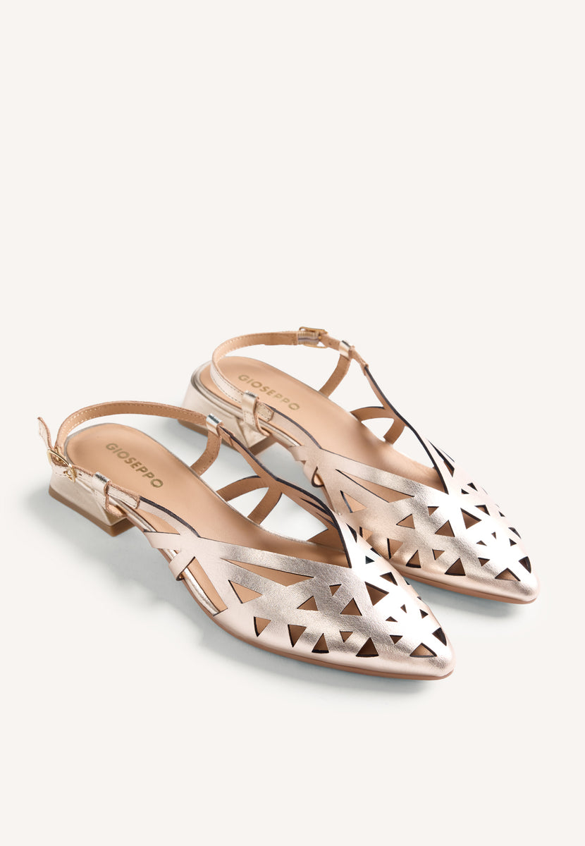 SCARPE TACCO PELLE APERTE ROTHBURY