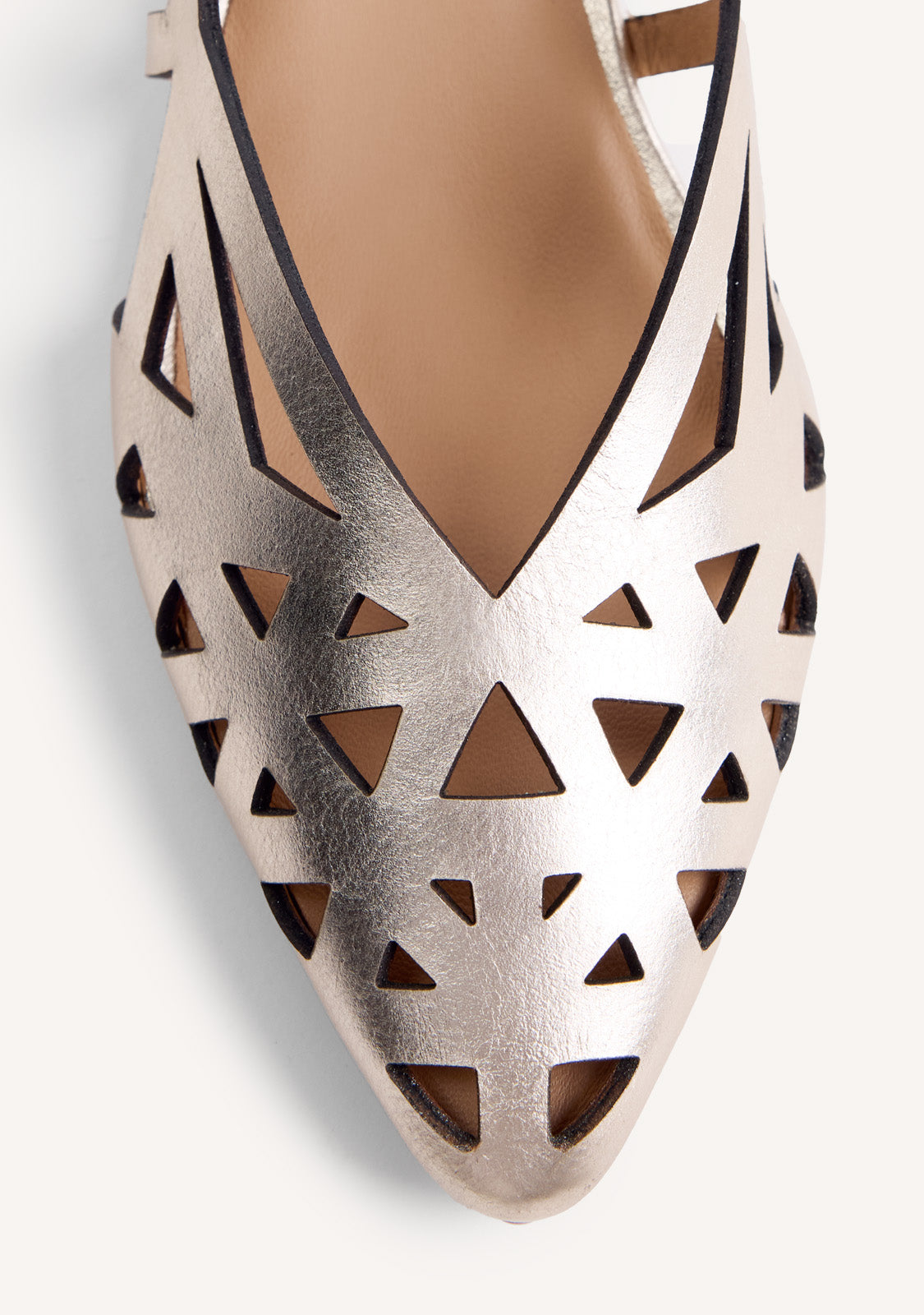 CUT-OUT LEATHER SLINGBACK HEELED SHOES ROTHBURY