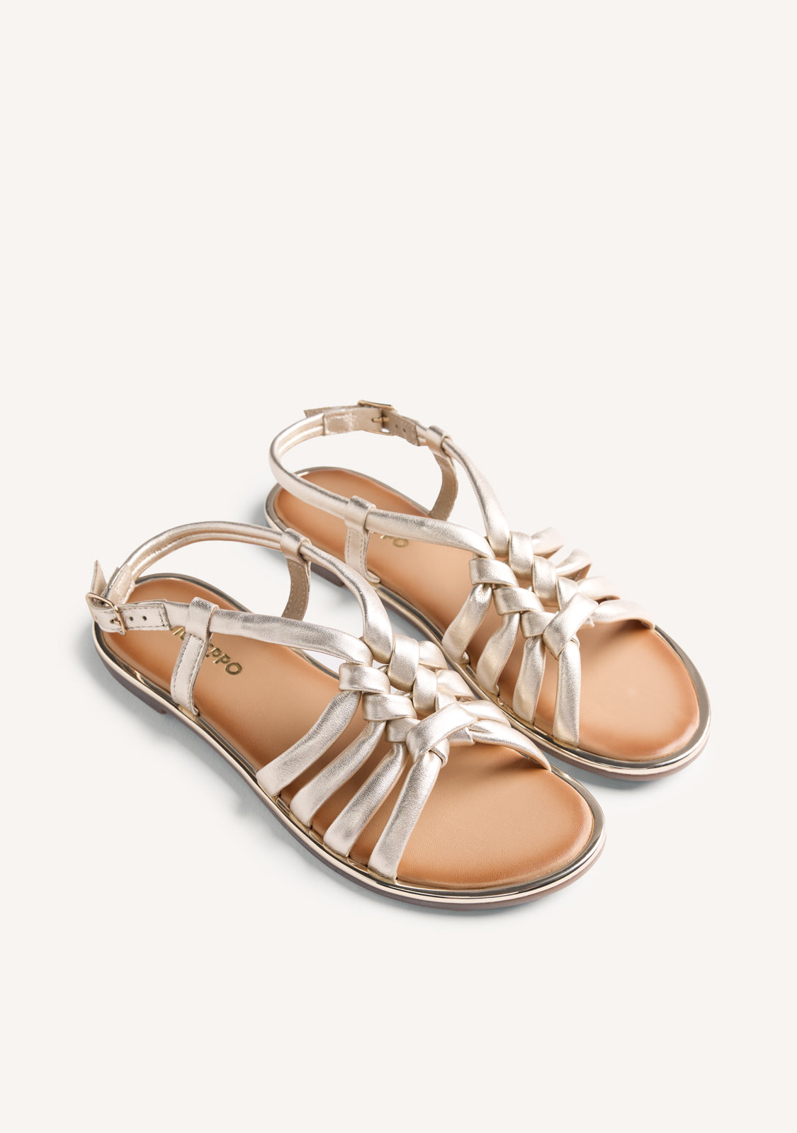 KNOTTED LEATHER SANDALS PEPPERELL