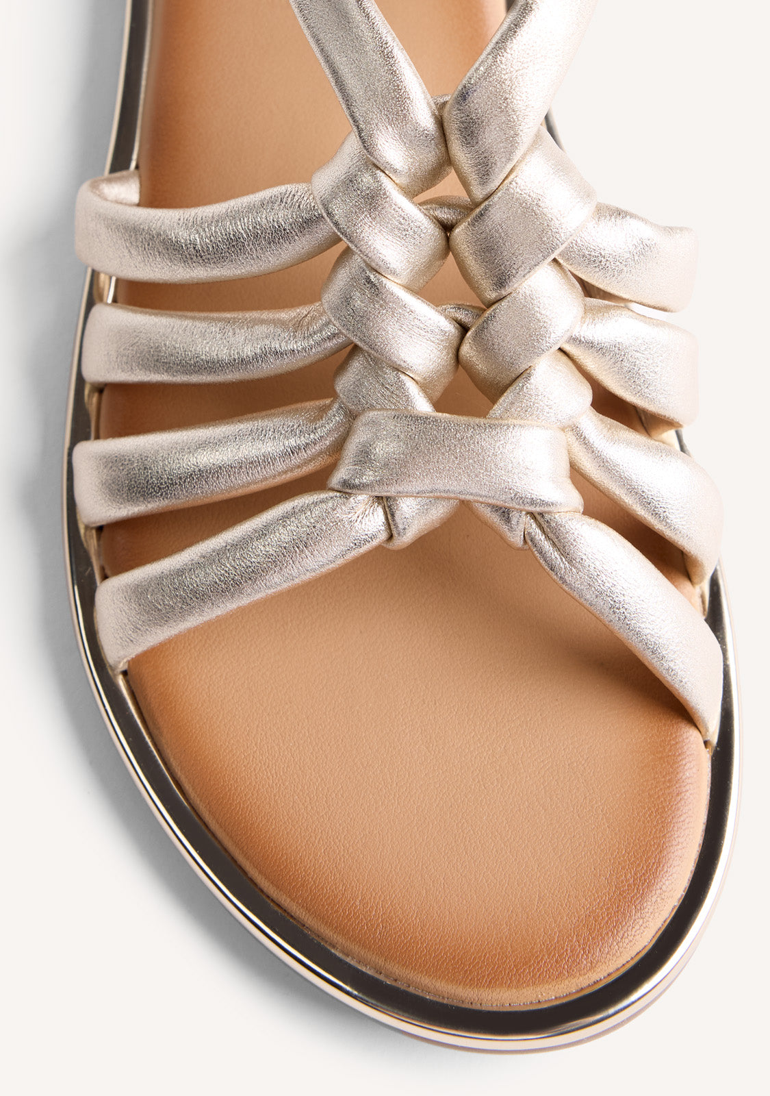 KNOTTED LEATHER SANDALS PEPPERELL