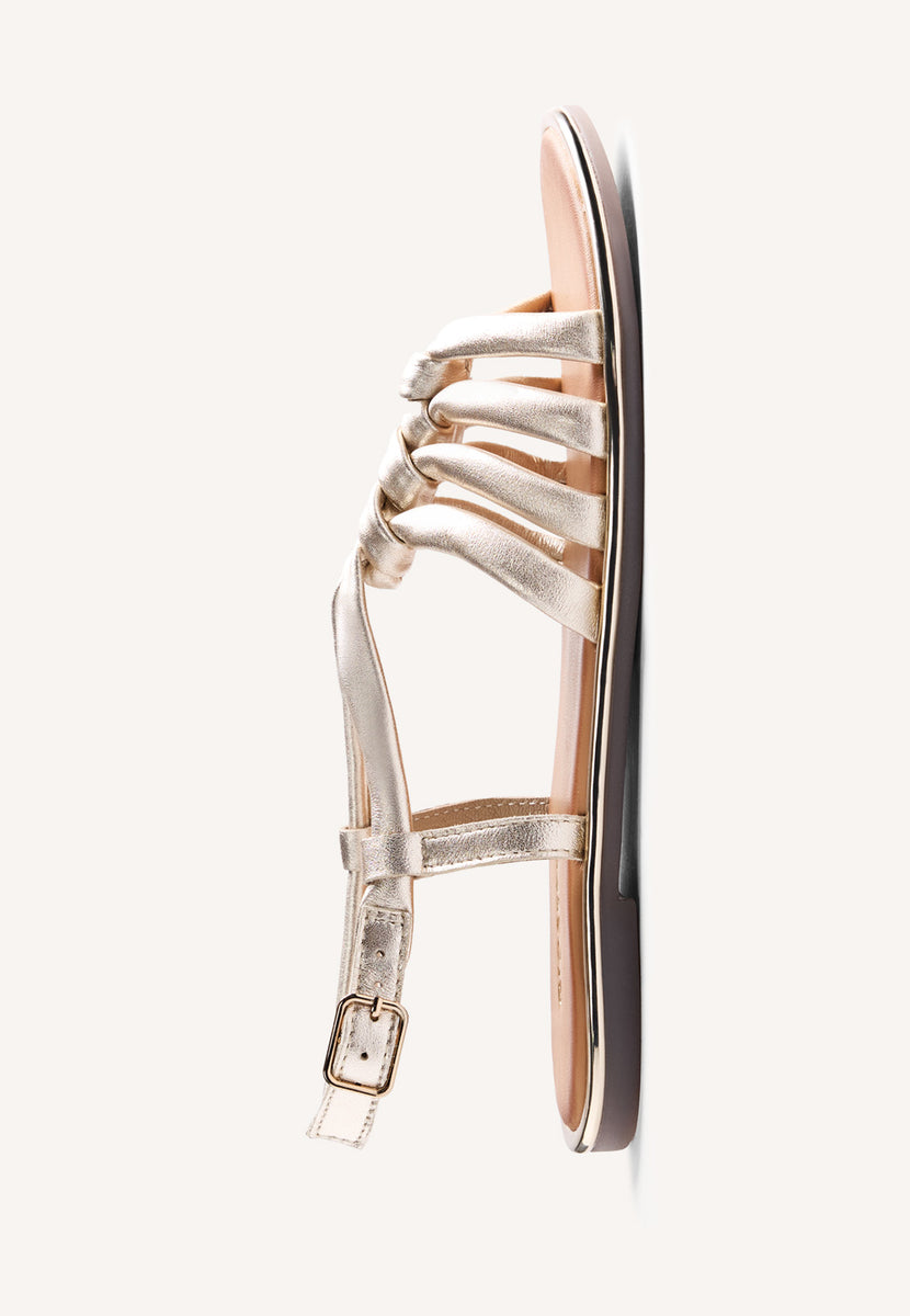 SANDALIAS PIEL NUDOS PEPPERELL