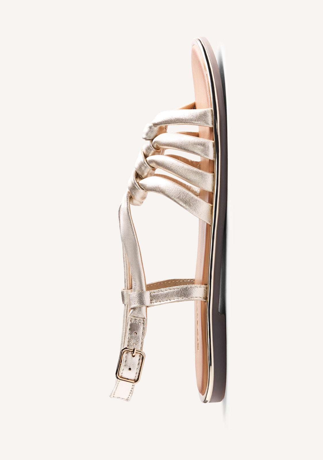 KNOTTED LEATHER SANDALS PEPPERELL