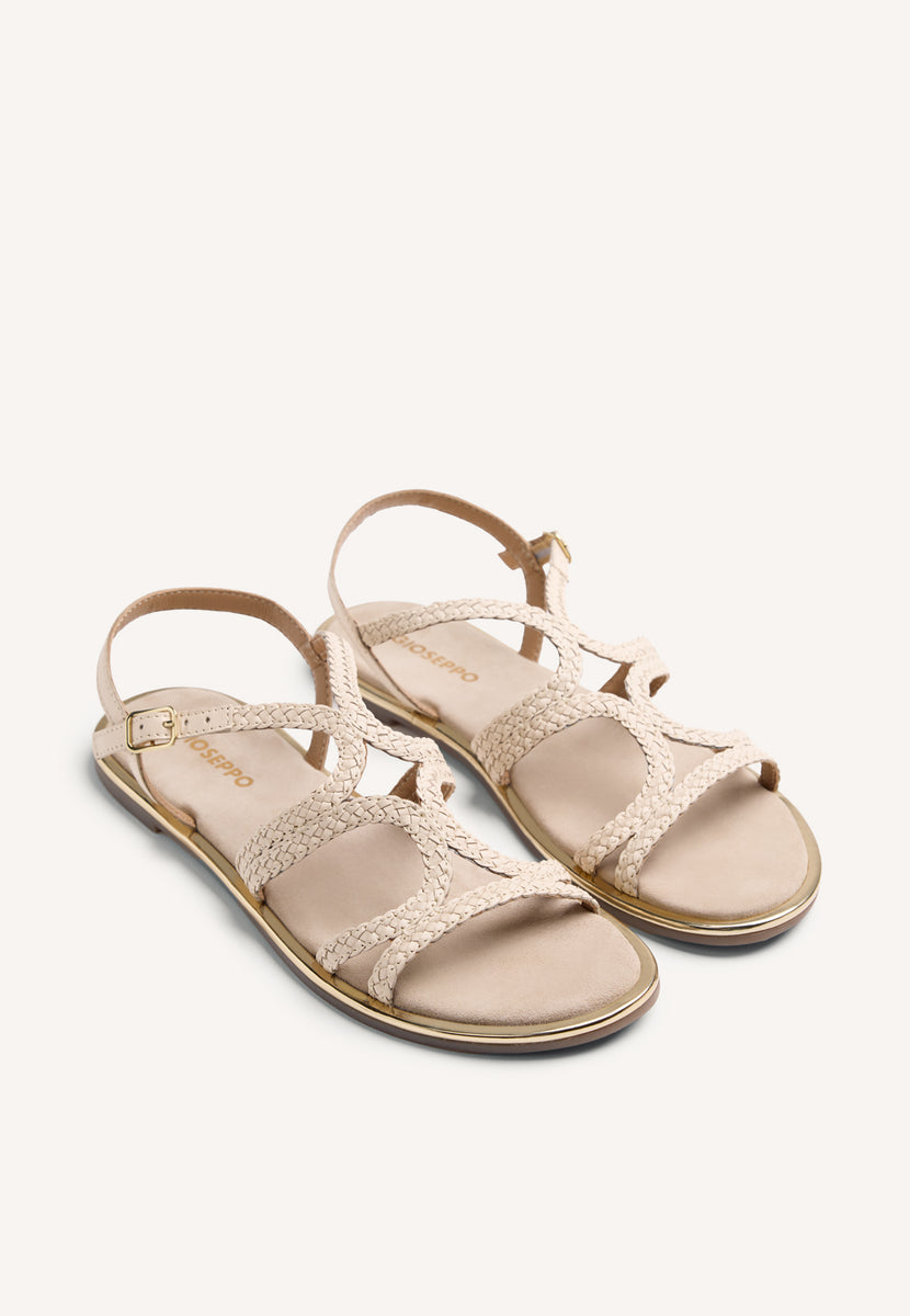 SANDALIAS PIEL TRENZADA NEKUBU