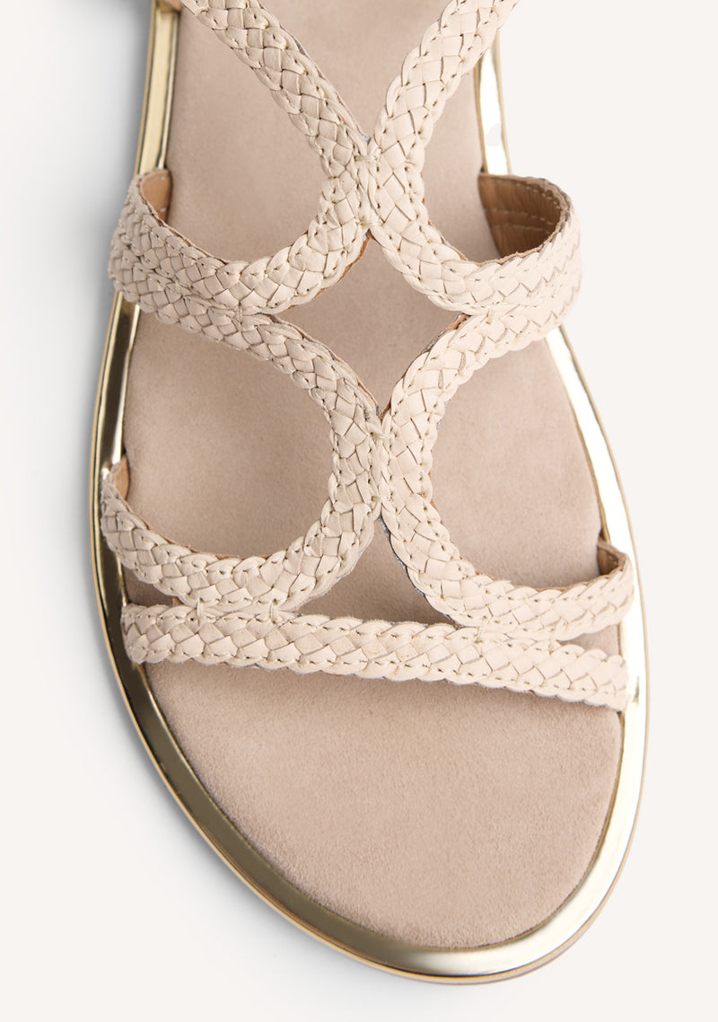 SANDALIAS PIEL TRENZADA NEKUBU